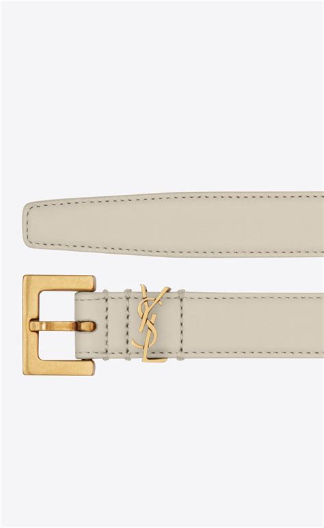 ysl monogram narrow belt|saint laurent YSL belt.